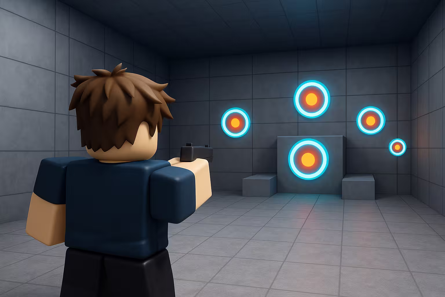 Entrenamiento de puntería estilo Roblox